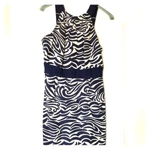 Antonio Meliani high neck pencil dress
